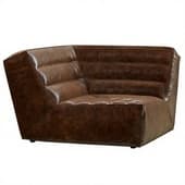 Restoration Hardware Chelsea Leather Square Corner Chair