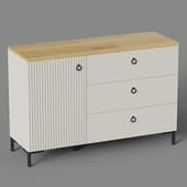 single-door chest of drawers with zima drawers (winter)