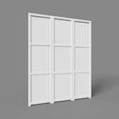 screen, art. 383, (30x500)x1850nx40, white