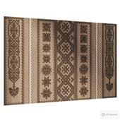 wall panels headboard russian ornament 029
