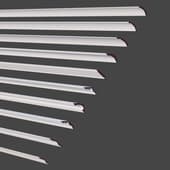 set of ceiling moldings (cornices) — classic profiles 210-219
