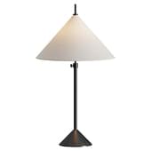 Seymour Telescoping Black Metal Table Lamp