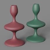vivlend candle holder, 20 cm, bergenson bjorn wine