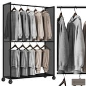 clothing store \ hanger in a clothing store 03