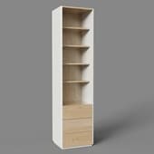 cabinet with solid oak enamel top skill