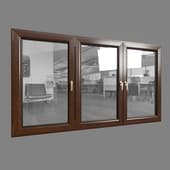 triple metal-plastic frame