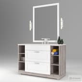 wc-tumb (cabinet with sink for bathroom)
