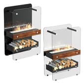 lux fire outdoor bio-fireplace "friday w"