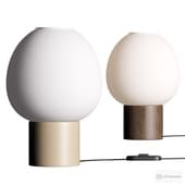 H&M Wood And Glass Table Lamp