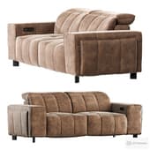Sofa with USB and storage compartments