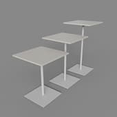 tei 60x60 bar table, height - 75, 90 and 110 cm