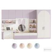 set for children's room flow-1 enamel (veresk)