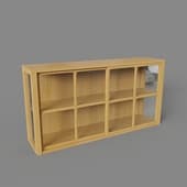 small double cabinet, art. 610, 1400 x 725h x 310