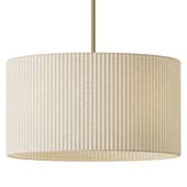 Dumora Pleated Fabric Shade Chandelier