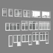 plastic windows and balcony blocks