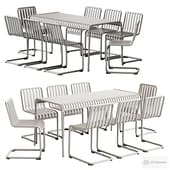 Hay Palissade Cantilever Chair, Table