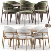 Ferrara Violet Dining Chair and Table
