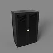 wardrobe case, art. 390, 1000x1470nx600, black