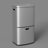 trash container with 2 compartments smart bin, touch screen, 60 l smart solutions
