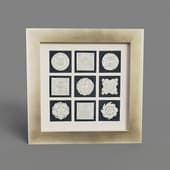 panel of 9 decors bd-75580