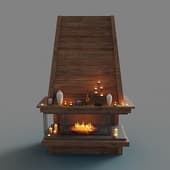 Fireplace set