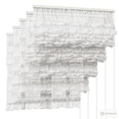 roman curtain made of translucent tulle wide 150cm (30)