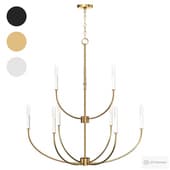 visual comfort greenwich nine chandelier