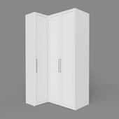 montreal 10 cabinet, three-leaf corner section
