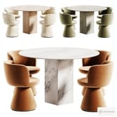 Dining table, Flair`o Chair