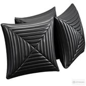 pillow made of genuine sheepskin leather