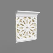 cornice with ornament with backlit1