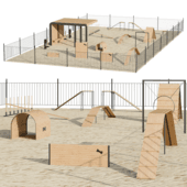 dog walking area / dog park