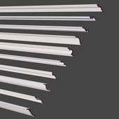 set of ceiling moldings (cornices) — classic profiles 120-129