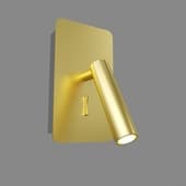 recessed lamp suau satin gold
