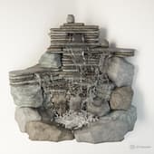 decorative waterfall