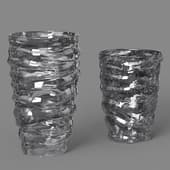 crumpl vase, 20 cm bergenson bjorn