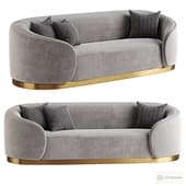 Gray 3-Seater Sofa
