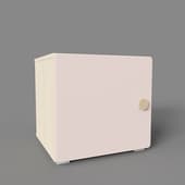 bedside table archie-1 rose plywood