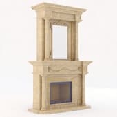 marble fireplace