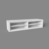 tv cabinet, art. 375, 1400x330nx390, white