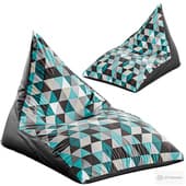 frameless pyramid armchair