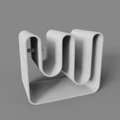 eburet mini desktop organizer stand white