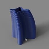 vase cometa blue