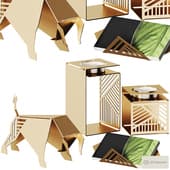 WALLABY by Shelly Agronin Decorative Set