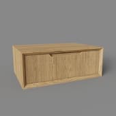 hanging bedside table velvet 1 drawer brushed nutmeg oak