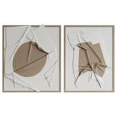 Beige 3D Wall Art