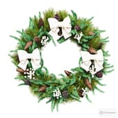 new year's wreath \ christmas wreath 002