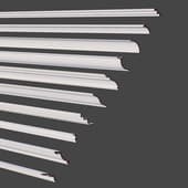 set of ceiling moldings (cornices) — classic profiles 70-79
