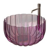 overhead glass sink