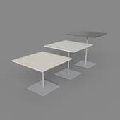 tei 100x100 bar table, height - 75, 90 and 110 cm